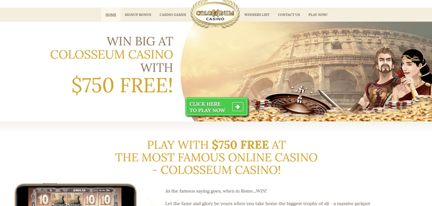 colosseum casino Gameplay