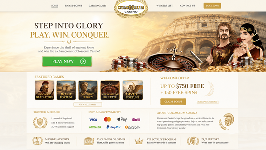 colosseum casino Gameplay